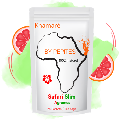 Thé SAFARI SLIM – Minceur & Énergie (Parfum Agrumes)