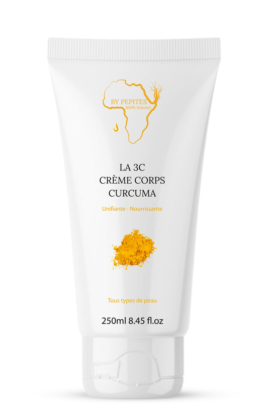Crème Corps Curcuma 3C – Nourrit, Hydrate & Unifie le Teint