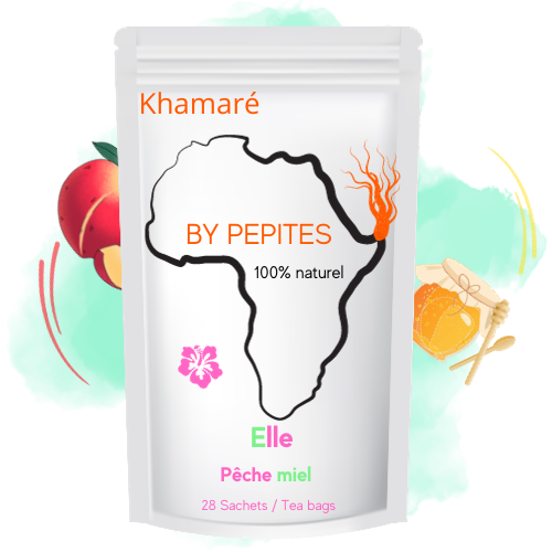 Thé ELLE – Bien-être Féminin Global (Parfum Pêche Miel)