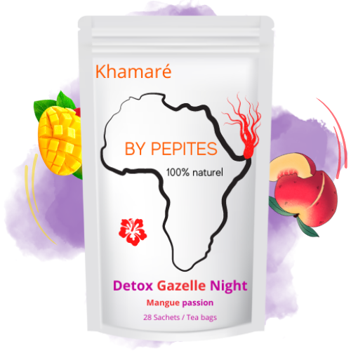 Infusion DETOX GAZELLE NIGHT – Mangue Passion (Sans théine)