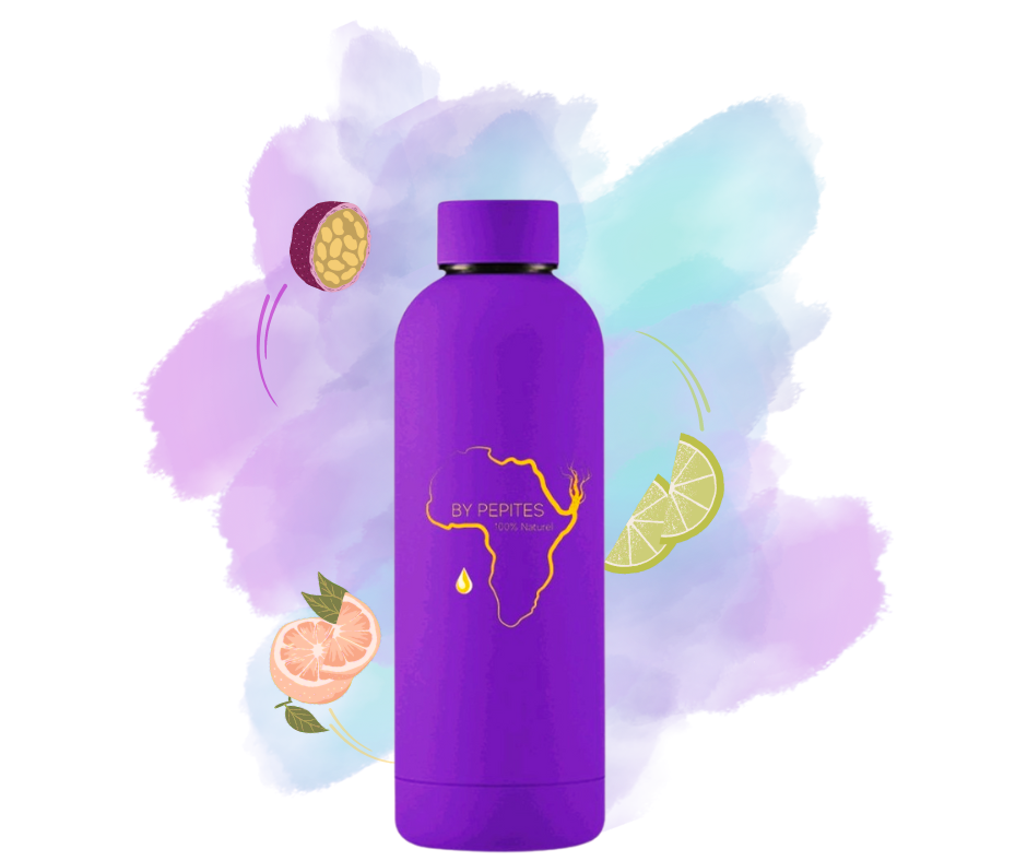 Boweille Violet Pourpre - Gourde Tendance – 500 mL ou 1 Litre