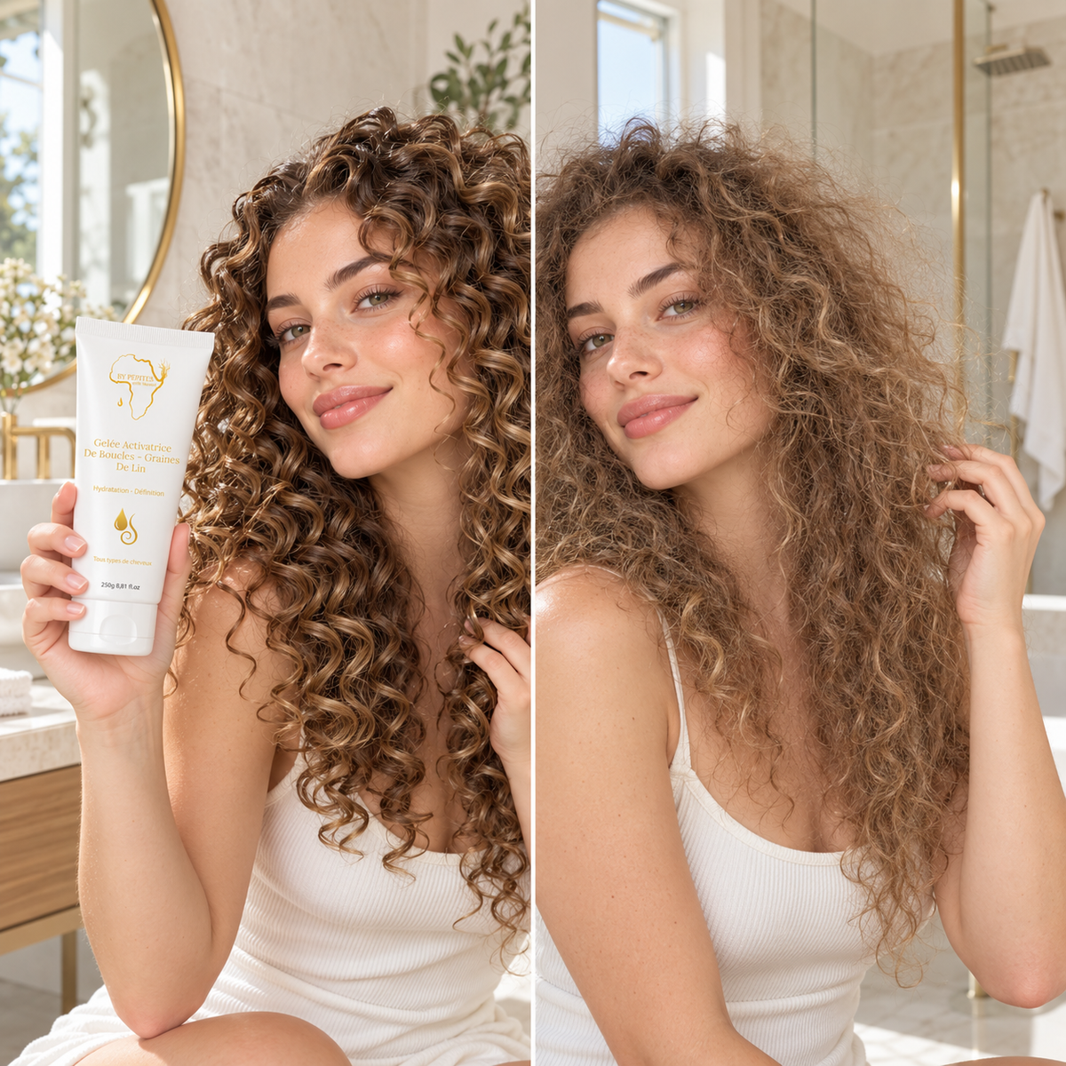 Gelée Activatrice de Boucles aux Graines de Lin