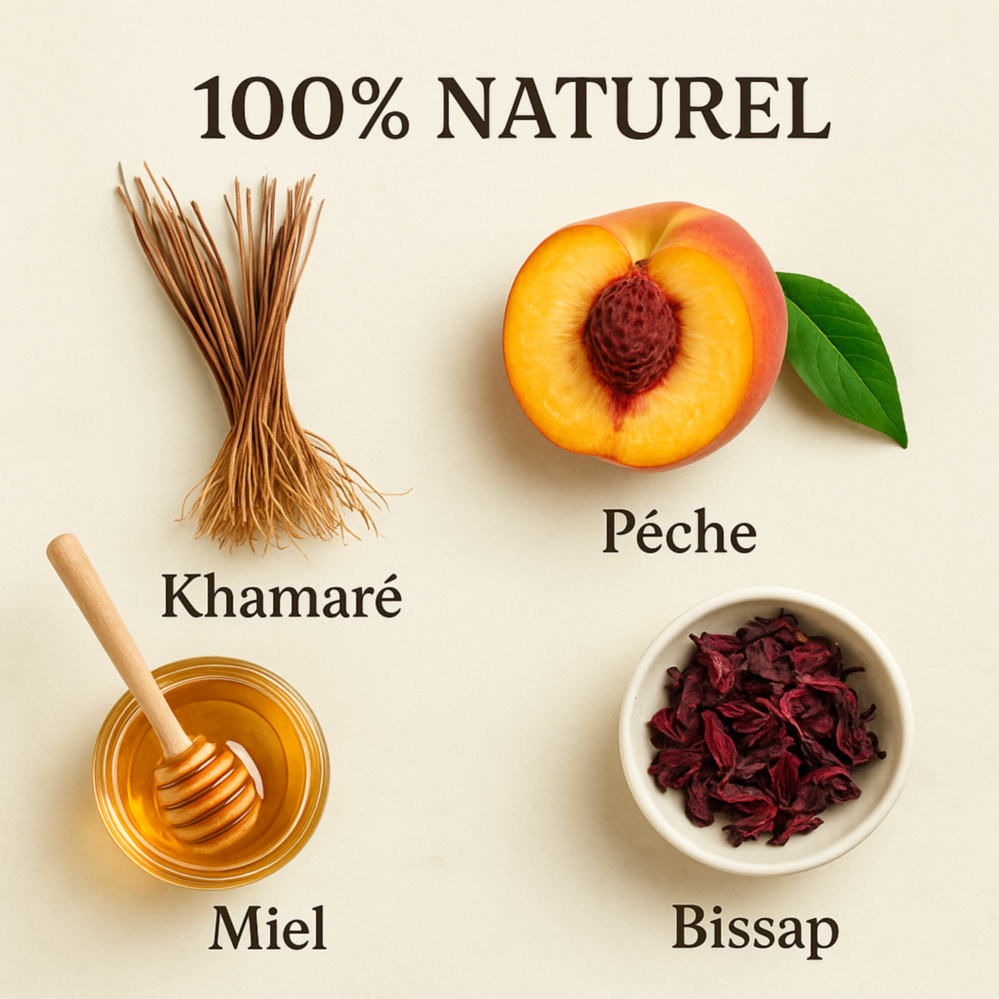 Thé ELLE – Bien-être Féminin Global (Parfum Pêche Miel)