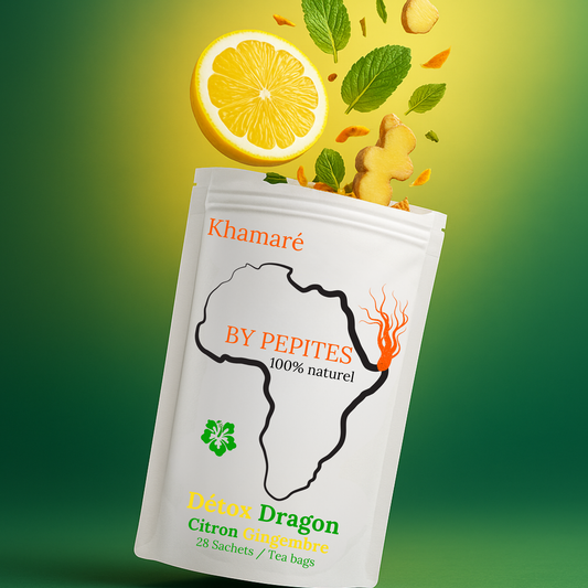 DETOX DRAGON – Thé Détox & Minceur (Parfum Citron Gingembre)