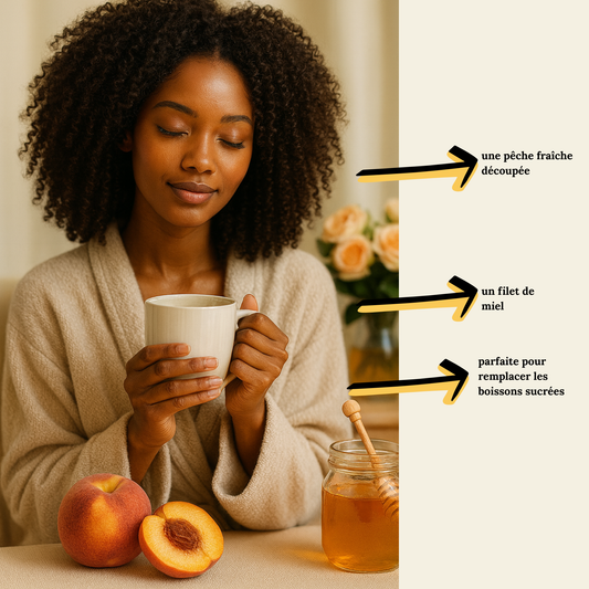 Thé ELLE – Bien-être Féminin Global (Parfum Pêche Miel)