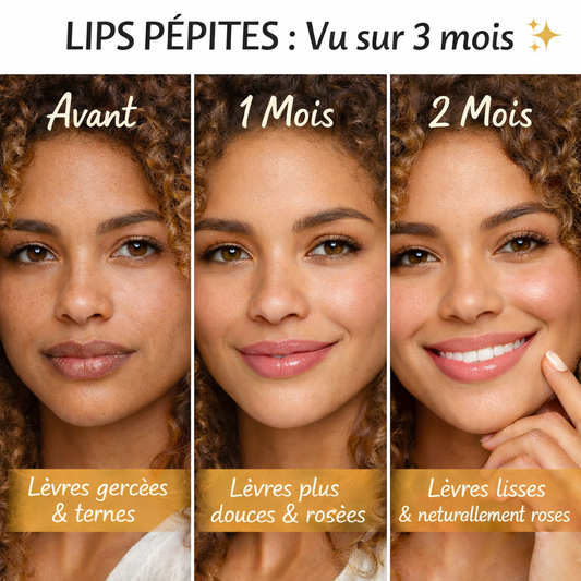 Baume Réparateur & Éclat Lèvres – LIPS PÉPITES