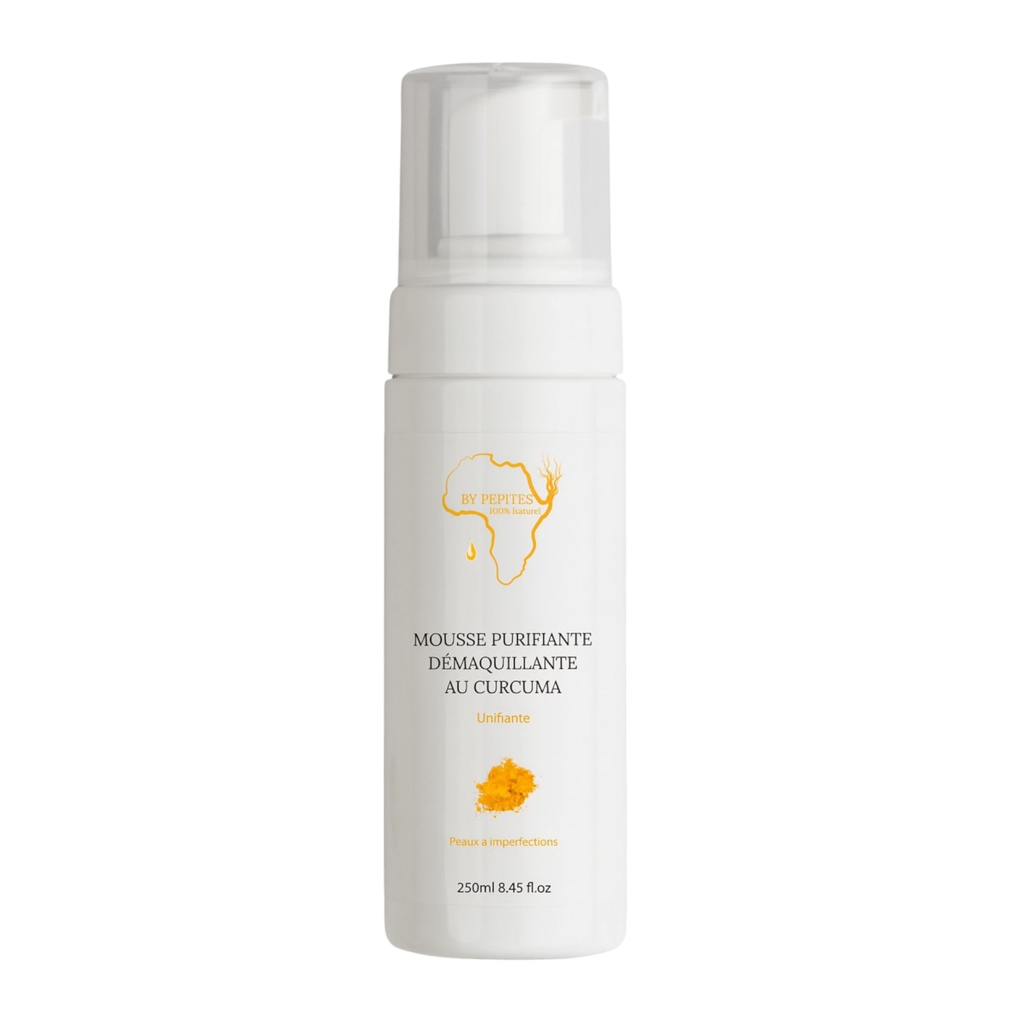 Mousse Nettoyante Démaquillante au Curcuma