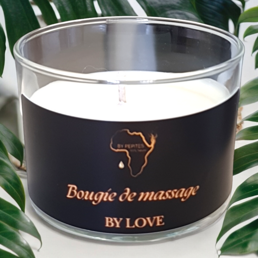 Bougie de MASSAGE By Love ou By Zen 100% naturelle