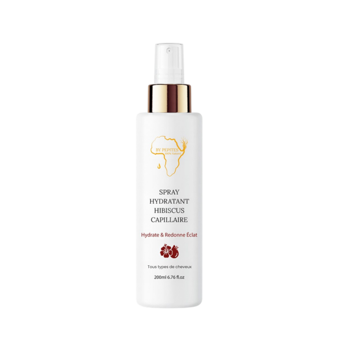 Soin Spray Hibiscus – Hydratation & Éclat Cheveux