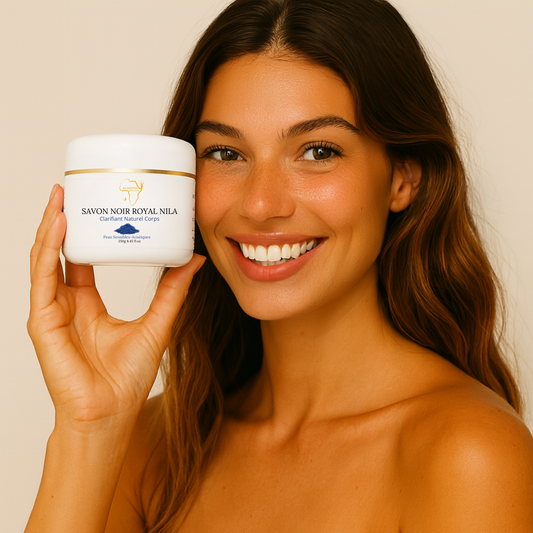 Savon Noir Royal au Nila – Unifiant & Éclat