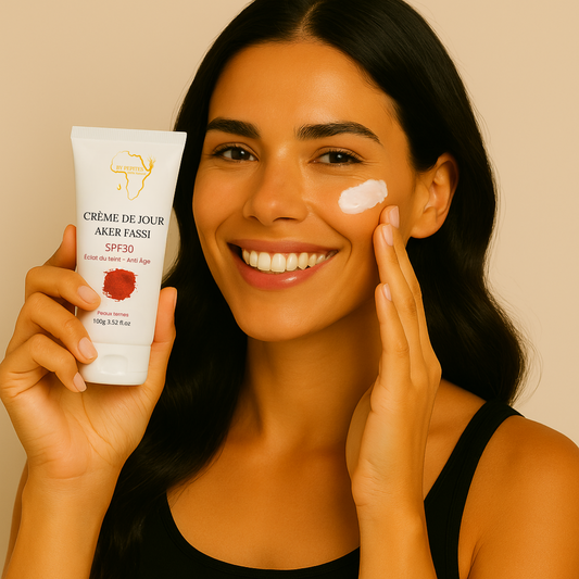 CRÈME DE JOUR PROTECTRICE SPF30 – AKER FASSI Éclat naturel