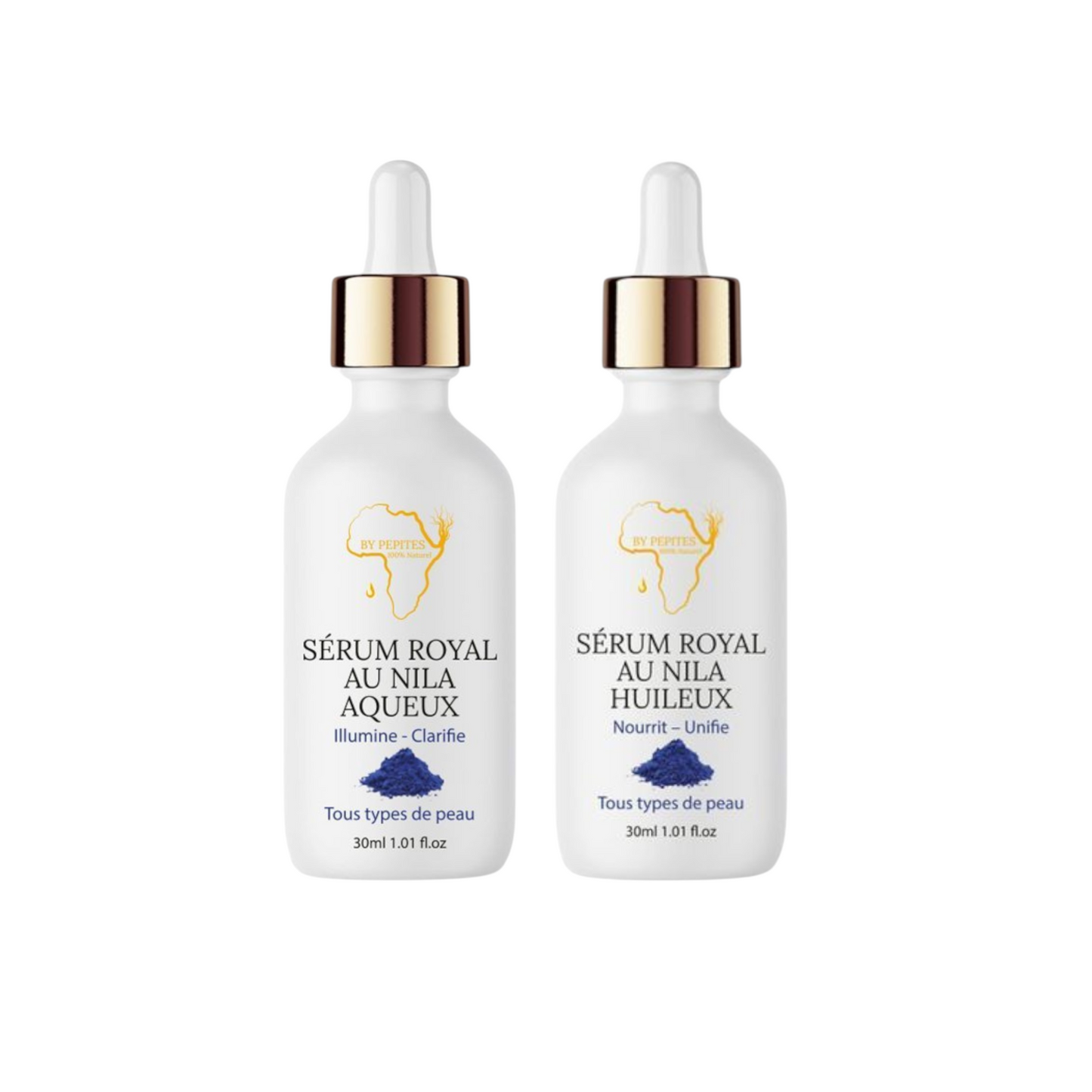 Duo Royal NILA – Sérum Jour + Sérum Nuit