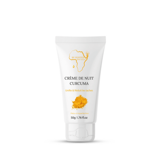 Créme de nuit curcuma - Peaux à Imperfections