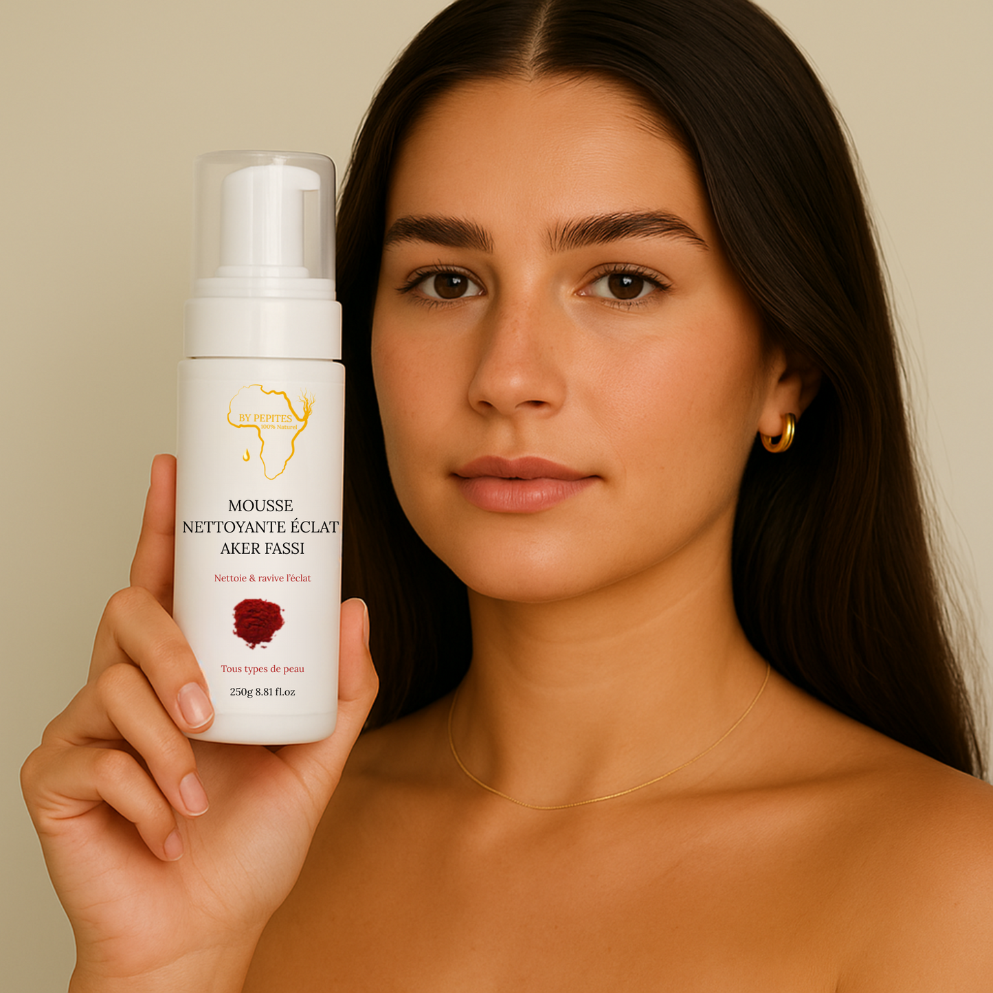 Mousse nettoyante a L'Aker fassi - Éclat du teint