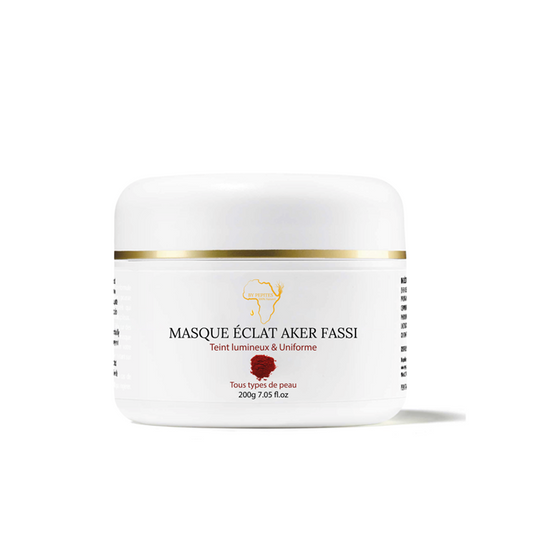 Masque Glow & Bonne Mine à l'aker fassi BY PÉPITES, soin éclat au coquelicot