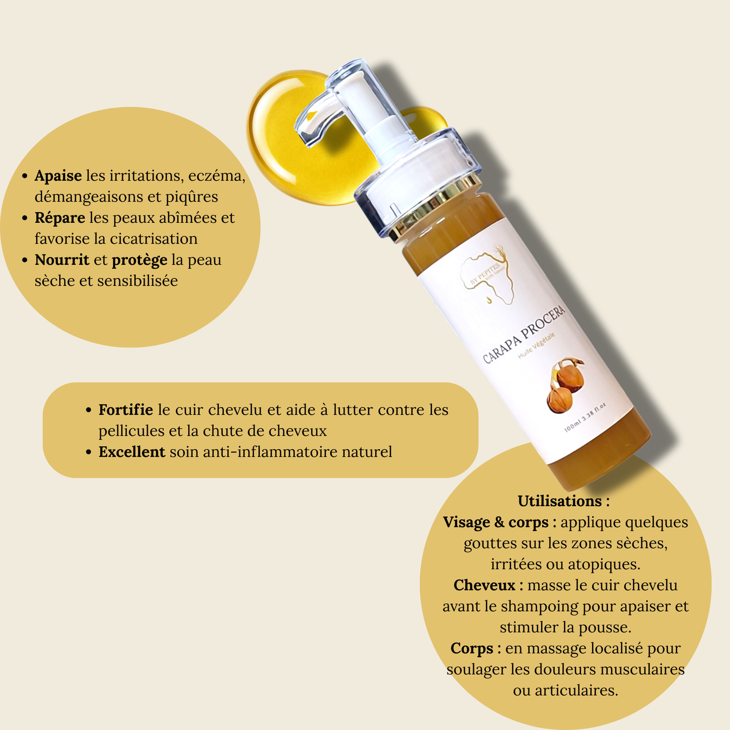 Huile de Carapa Procera – Touloucouna 100 % pure
