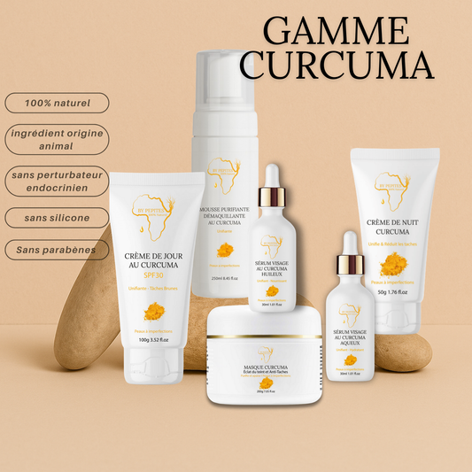 Routine Curcuma Anti-Taches & Acné Visage