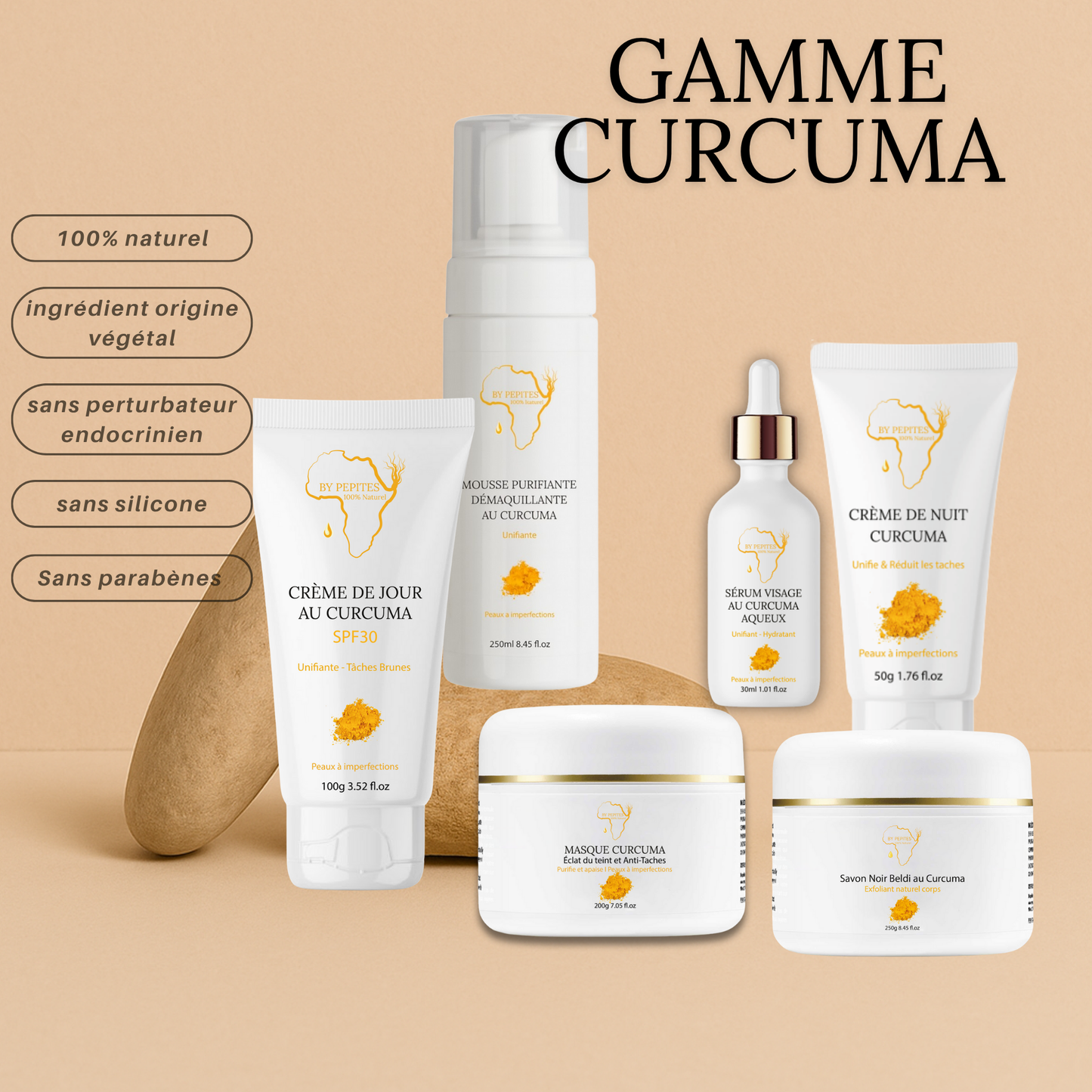 Routine Curcuma - Visage - Peaux à Imperfections