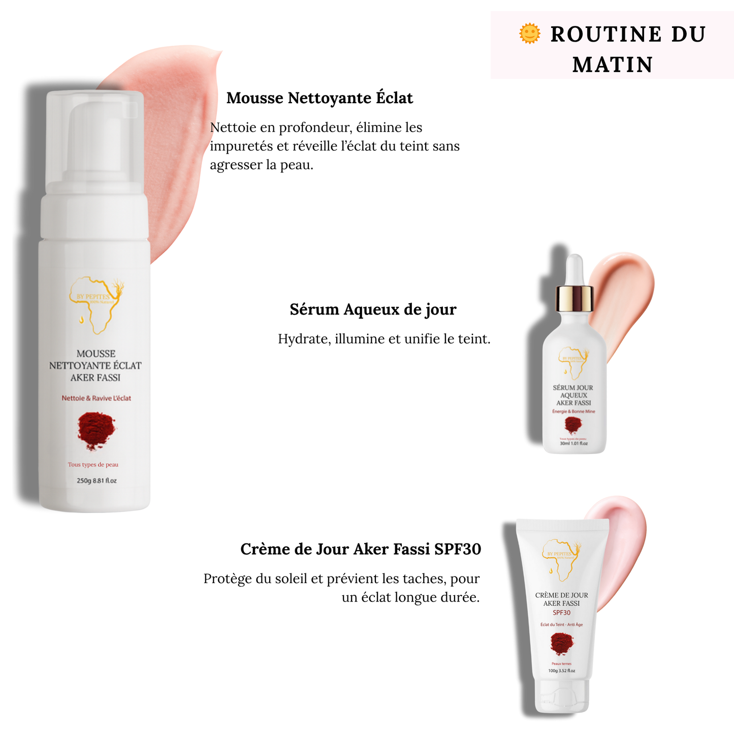 Routine Aker-Fassi Éclat du Teint Anti-Âge Visage