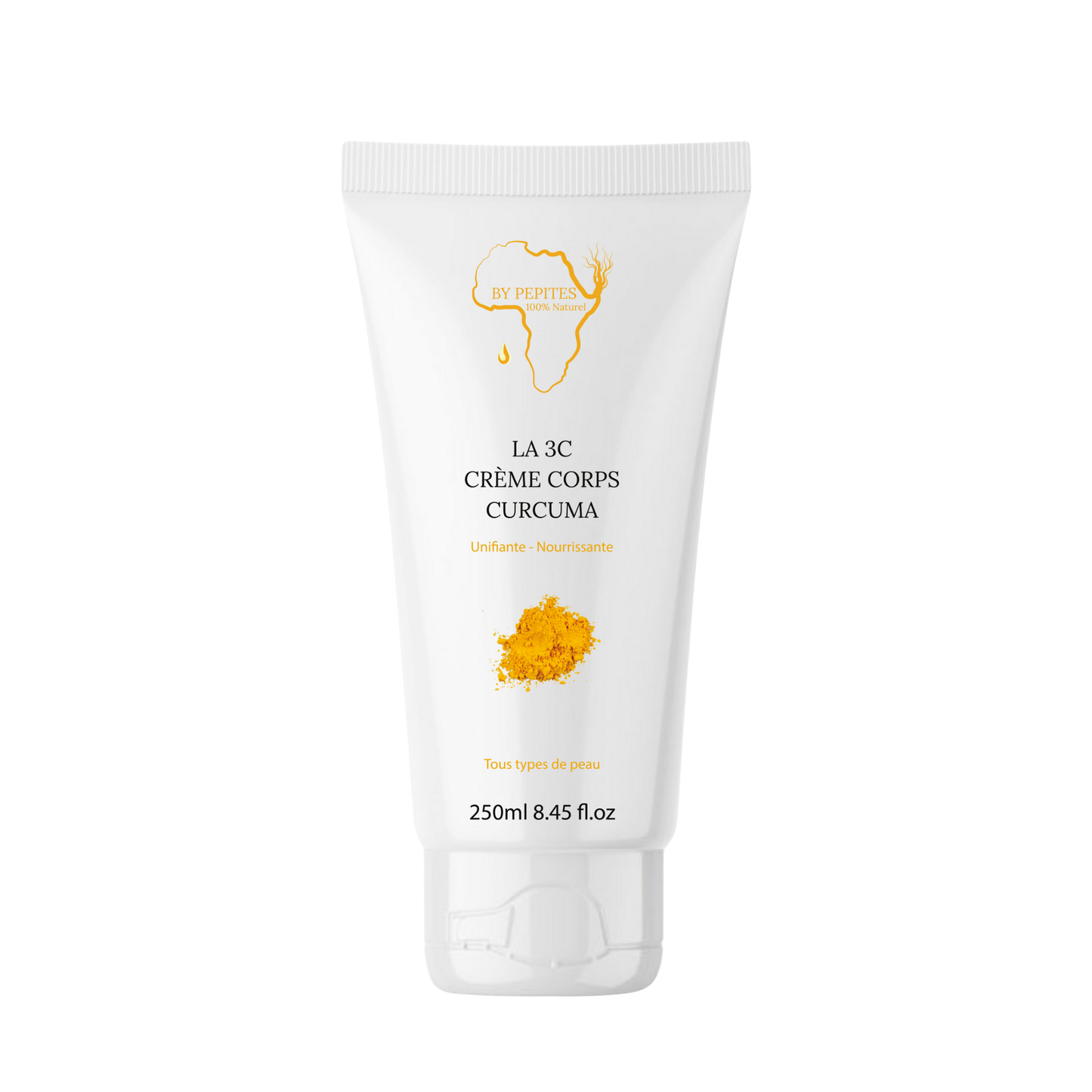 Crème Corps Curcuma 3C – Nourrit, Hydrate & Unifie le Teint