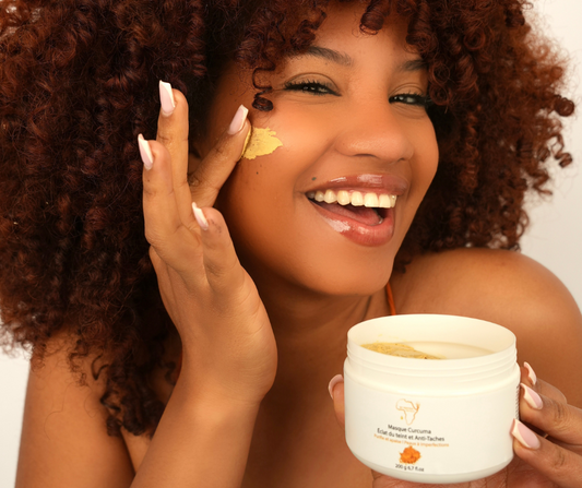 Masque soin visage au CURCUMA - Tâches brunes