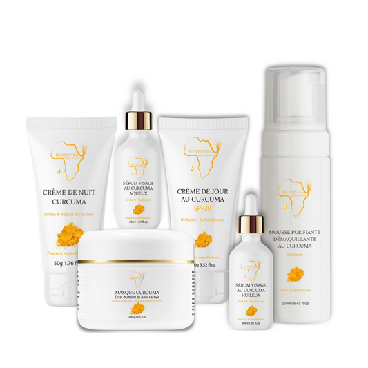 Routine Curcuma Anti-Taches & Acné Visage
