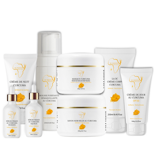 Routine curcuma Anti-Taches - Acné Visage & Corps
