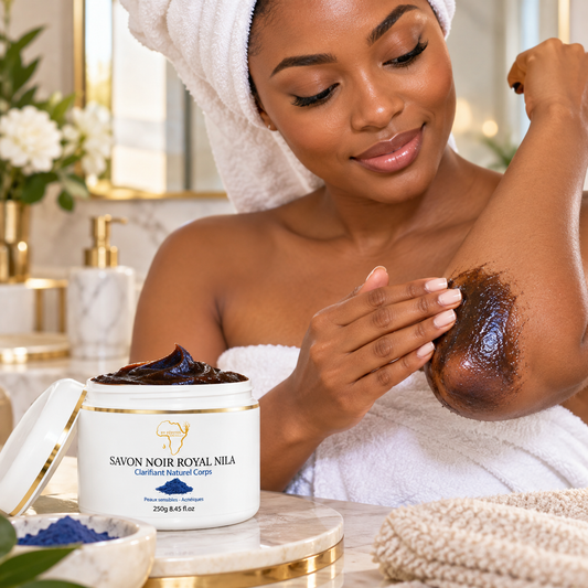 Savon Noir Correcteur Hyperpigmentation au Nila