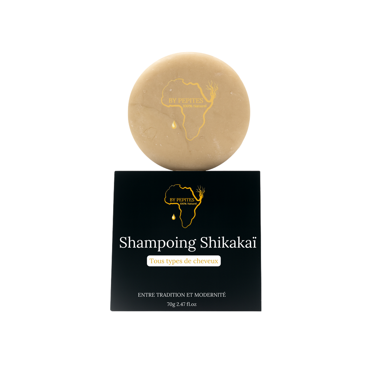 SHAMPOING SOLIDE - SHIKAKAÏ - Tous types de cheveux