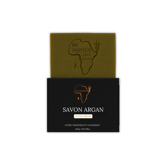 Savon à l'HUILE d'ARGAN - Peaux mâtures - 2+1 Offert