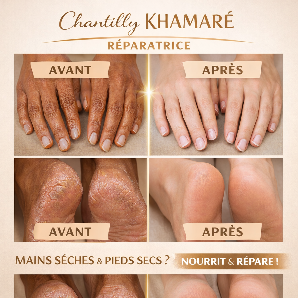 Crème Chantilly KHAMARÉ – Soin réparateur visage, corps & cheveux