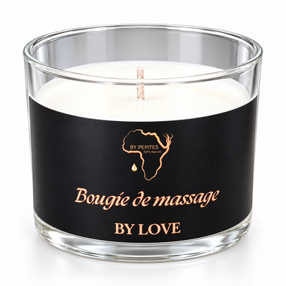 Bougie de Massage By Love ou By Zen – 100 % naturelle