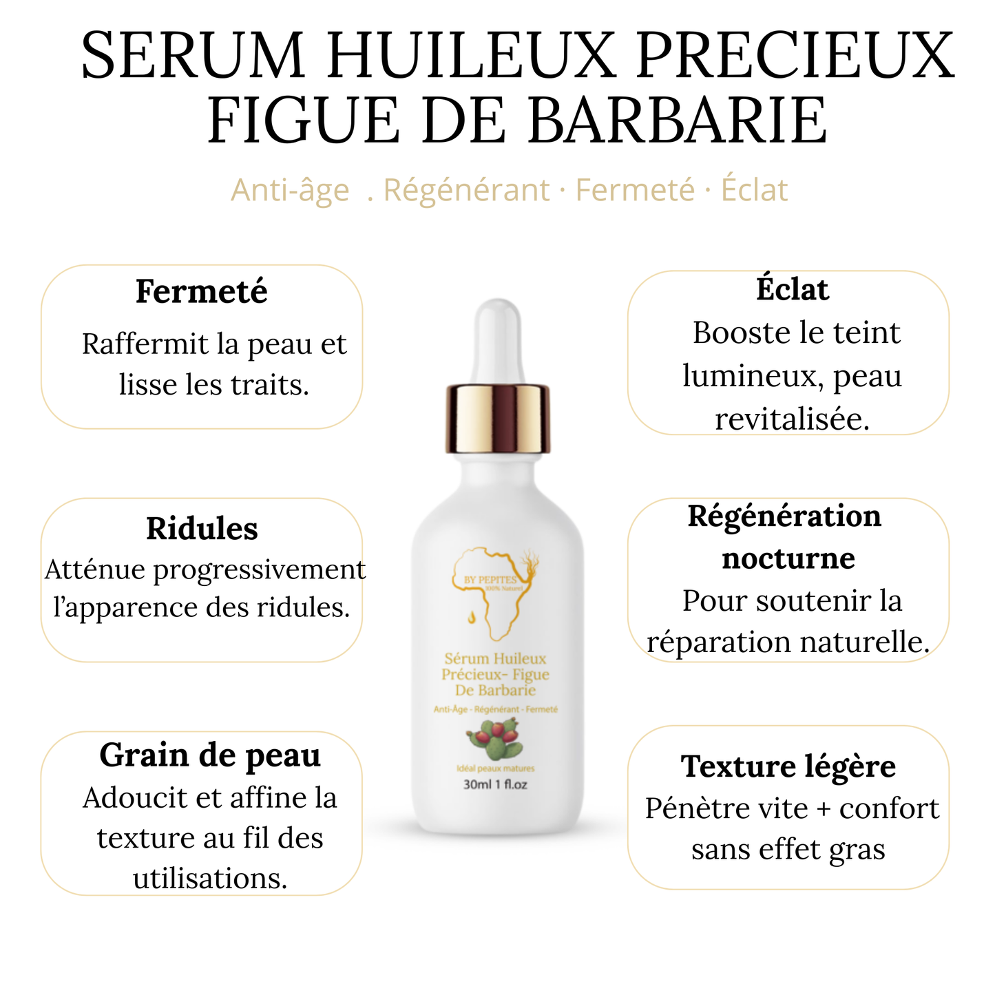 Sérum Visage Anti-Âge à la Figue de Barbarie