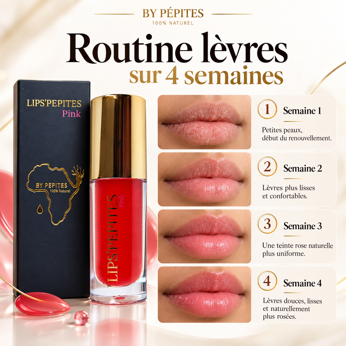 Lips Pépites – Baume Lèvres Aker Fassi