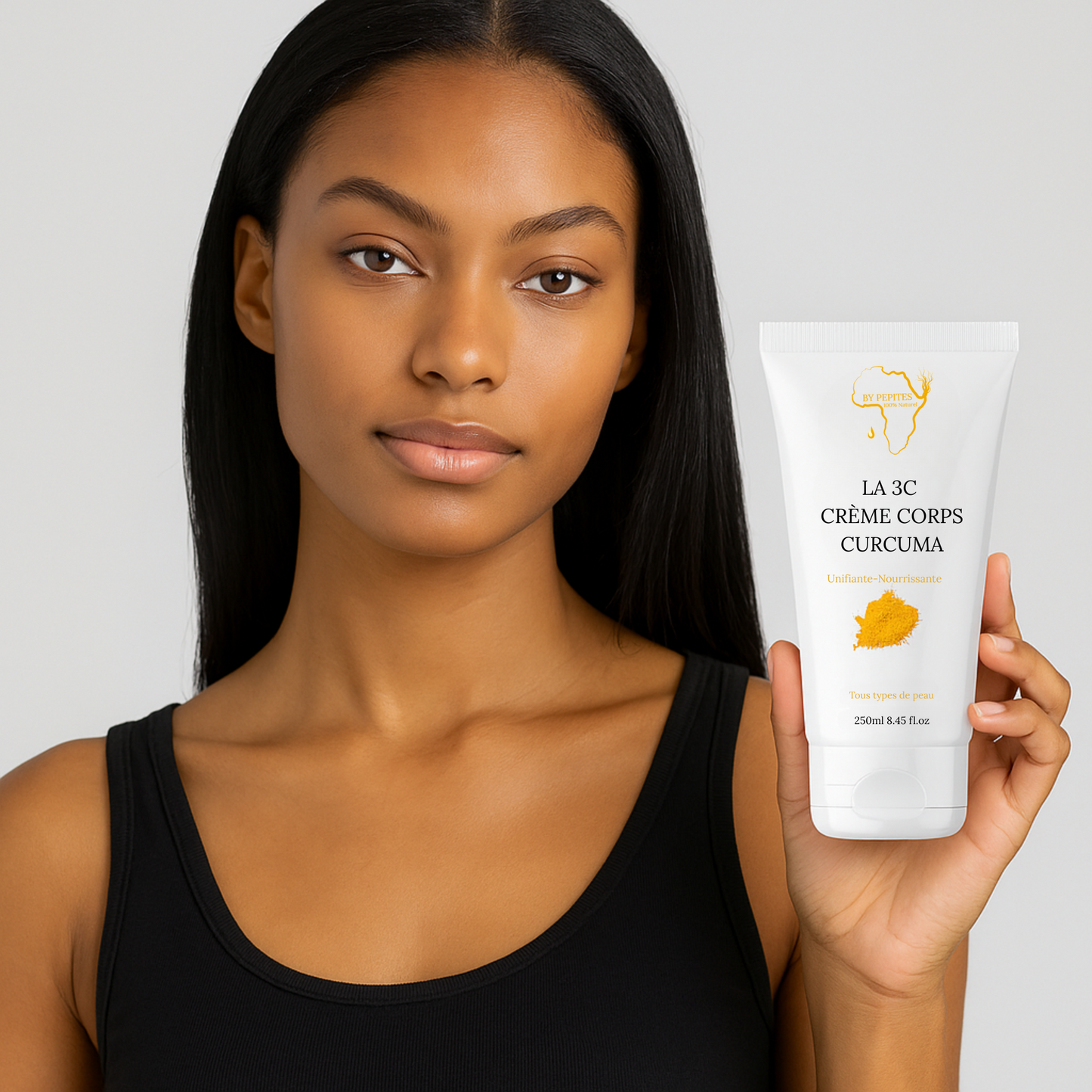 CRÈME CORPS 3C AU CURCUMA – 250 ml - Teint unifié