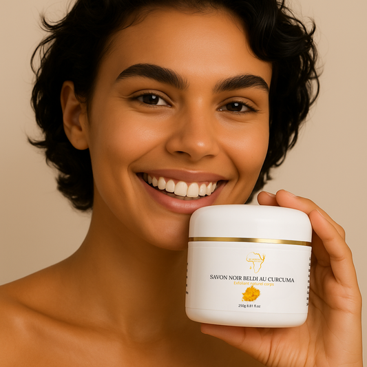 Savon Noir Royal au Curcuma – L’exfoliant douceur révélateur d’éclat