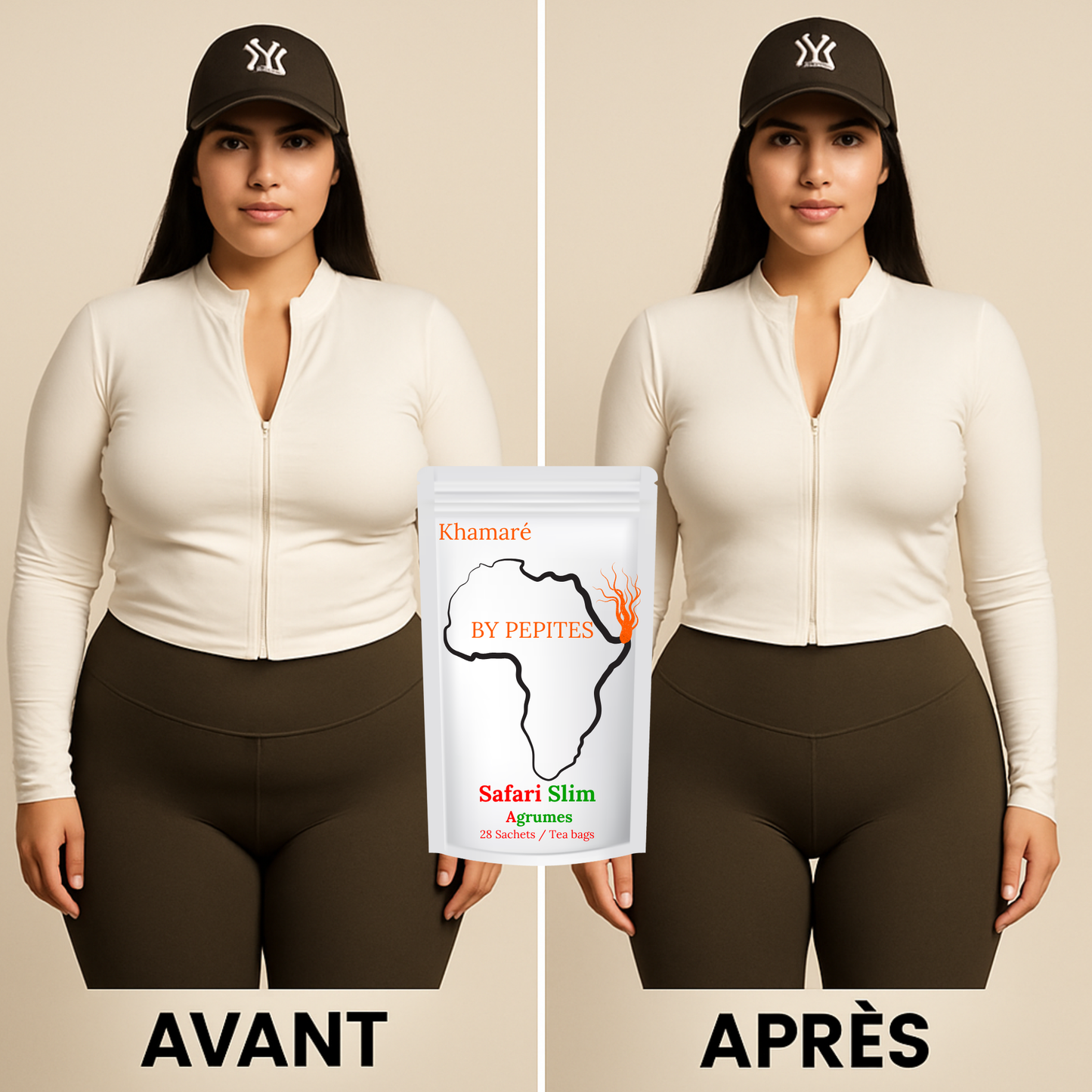 🍃 Thé SAFARI SLIM — Brûle-graisses & Drainage naturel