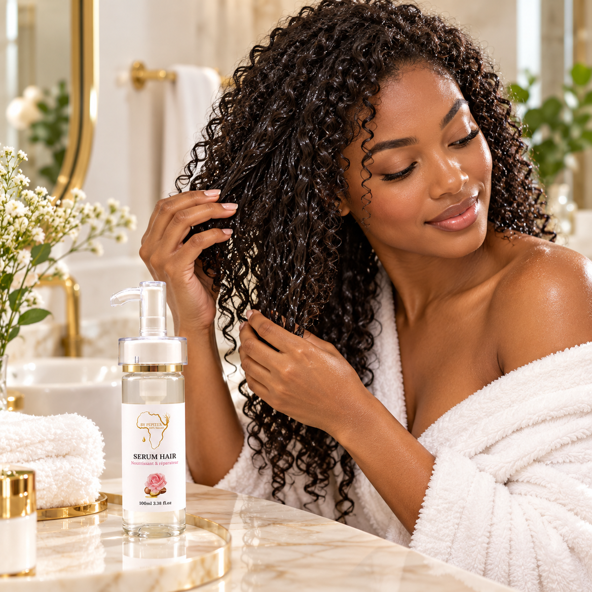 Sérum Capillaire Ultra-Hydratant & Nourrissant – 100 ml