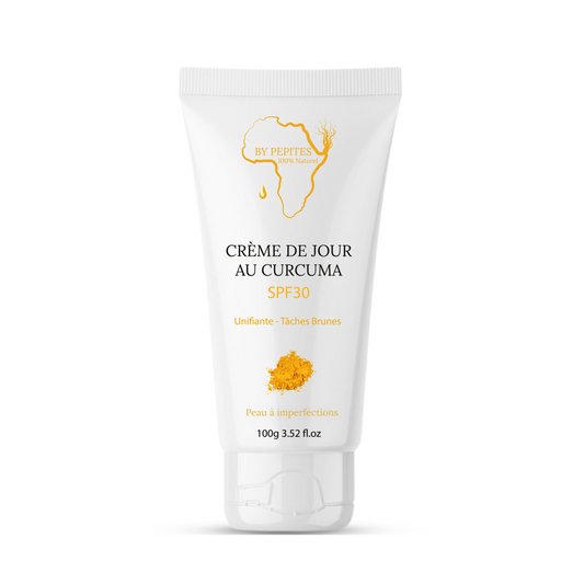 CRÈME DE JOUR SOLAIRE – CURCUMA SPF30 - Anti tâches pigmentaires